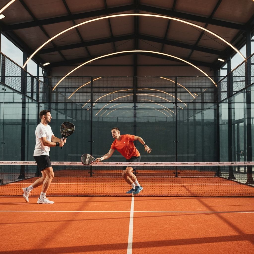 Raquette et balles de padel